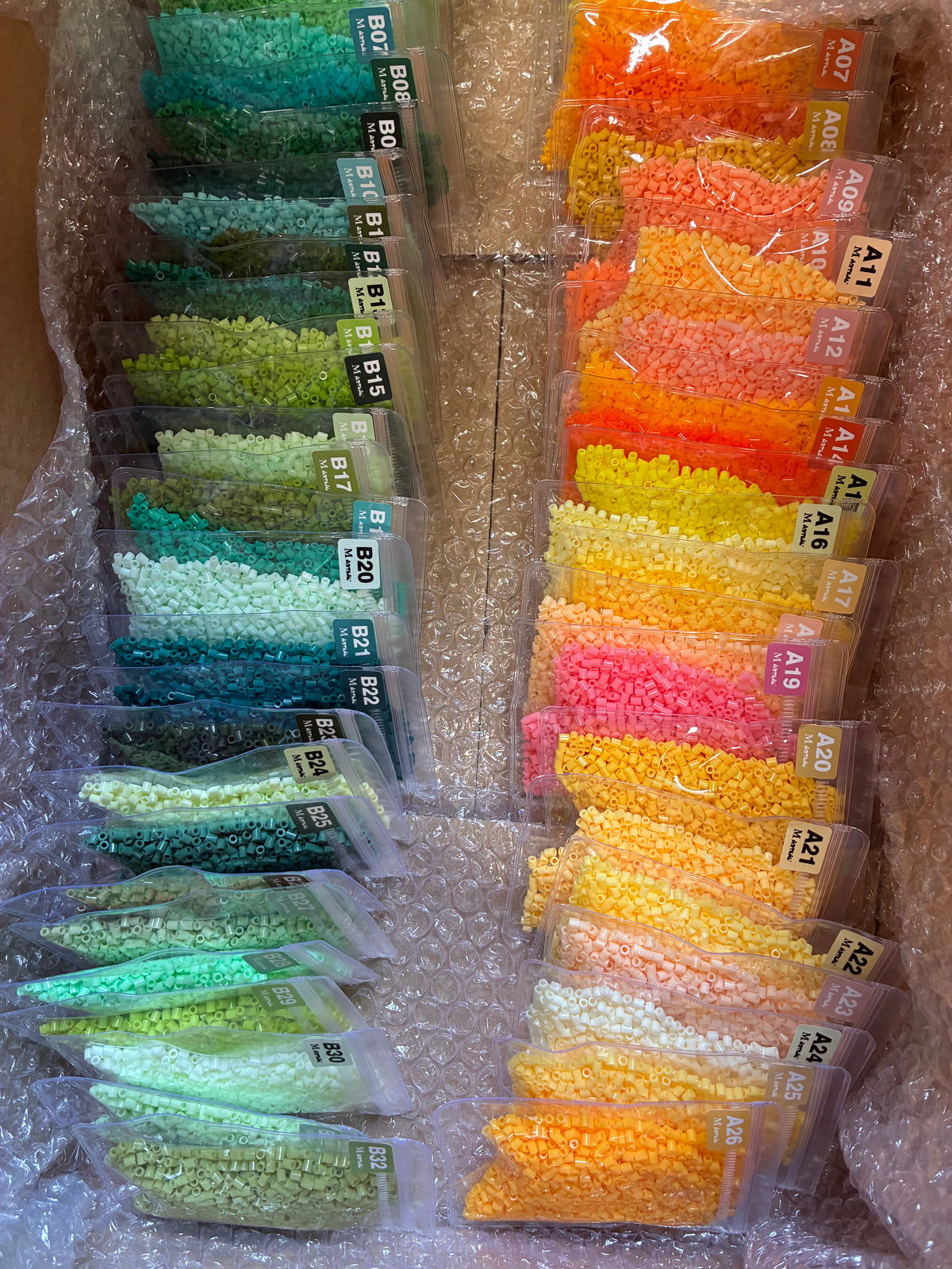 Coffret de perles à repasser 2,6 mm – 96 couleurs MARD + outils