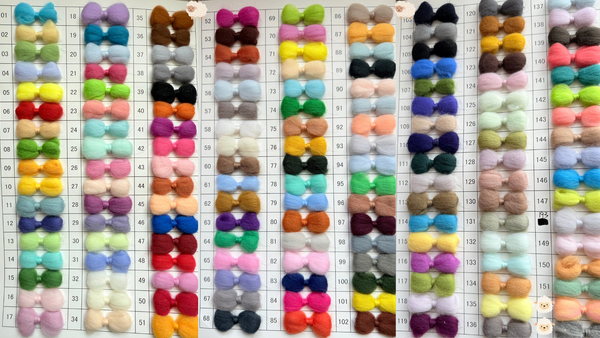 Short-Fiber Needle Felting Wool · YCS-082