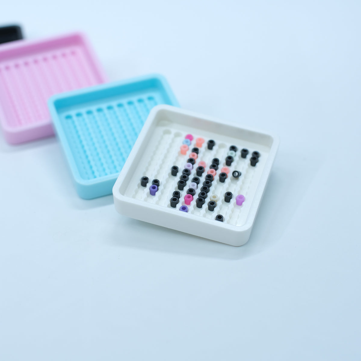 Plateau à perles debout · perles à repasser 2,6 mm · lot de 2