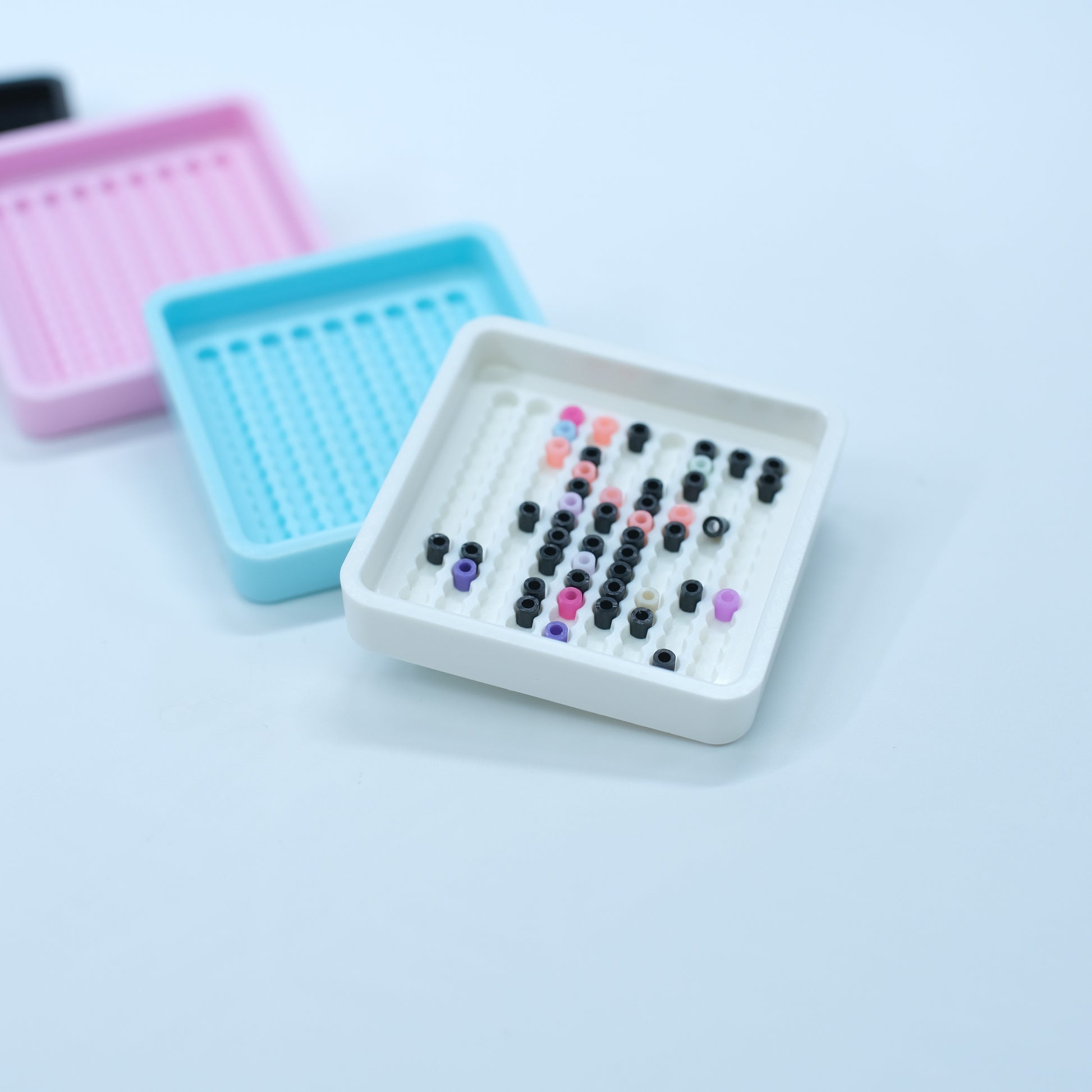Plateau à perles debout · perles à repasser 2,6 mm · lot de 2