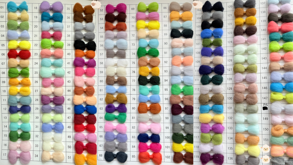 Short-Fiber Needle Felting Wool · YCS-082