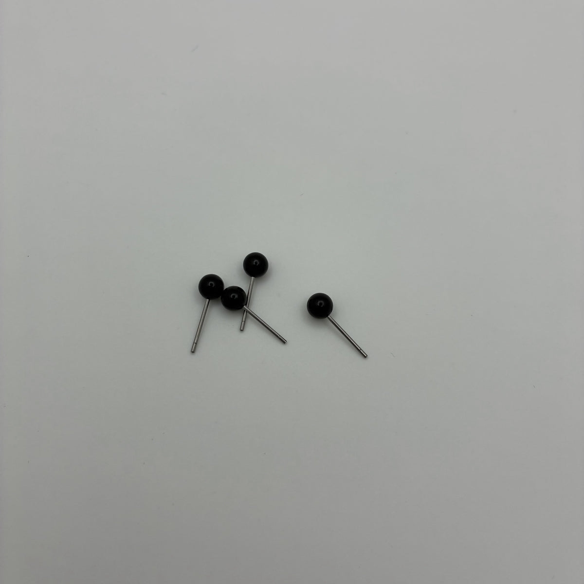 4mm 黑色塑料针眼，带金属针脚，羊毛毡用